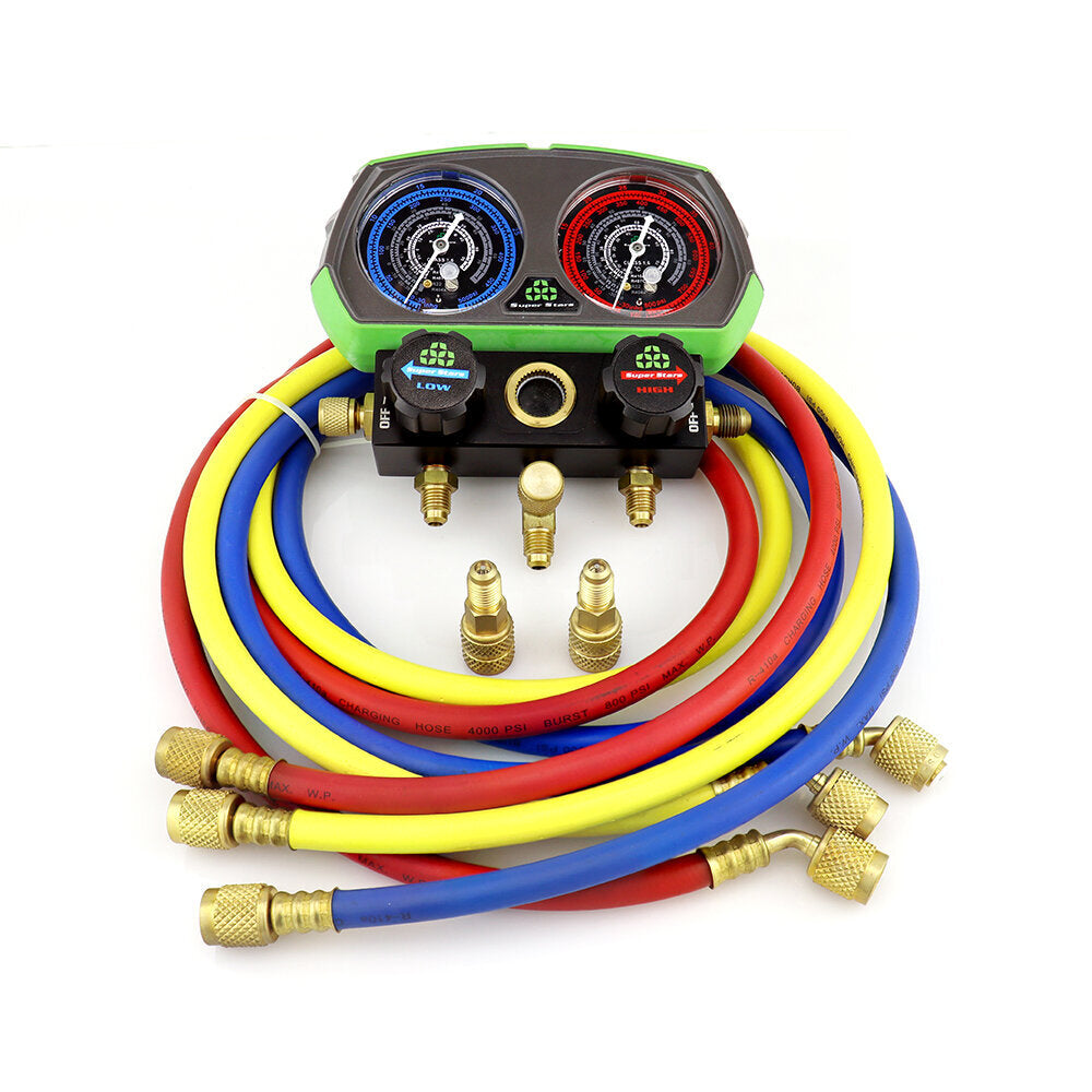 2-valve Manifold Gauge R410, R32, R134A, R407C