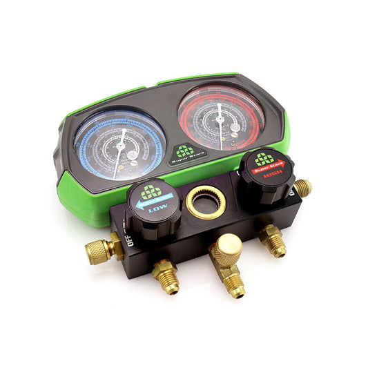 2-valve Manifold Gauge R410, R32, R134A, R407C